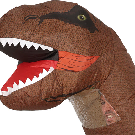 Costume de dinosaure marron