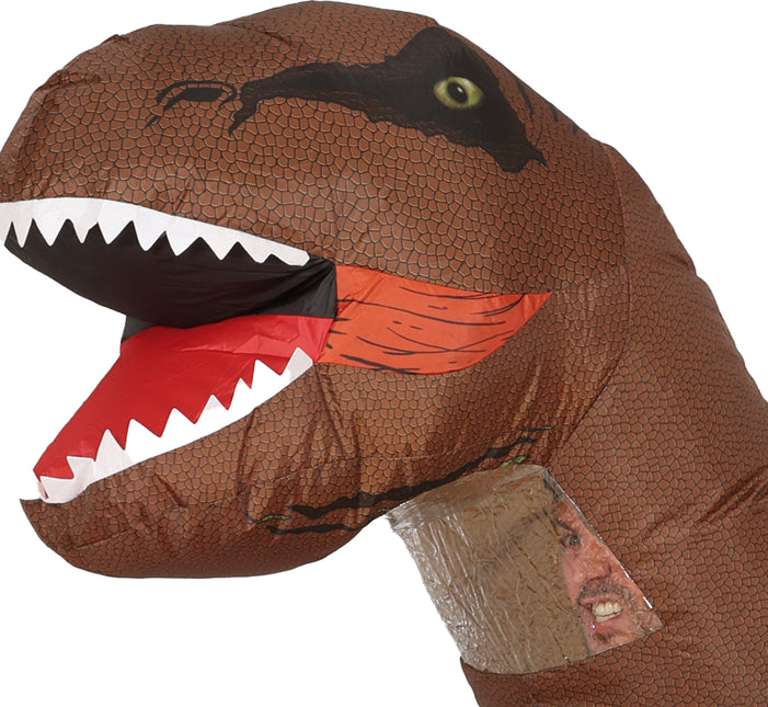 Costume de dinosaure marron