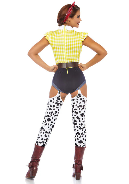 Costume de cow-boy Bodysuit pour dames Leg Avenue