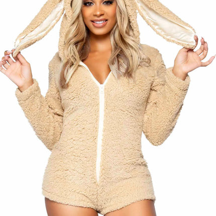 Costume lapin Beige Ladies Bodysuit Leg Avenue