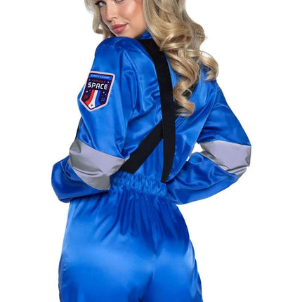 Astronaut Jumpsuit Blue Ladies Leg Avenue