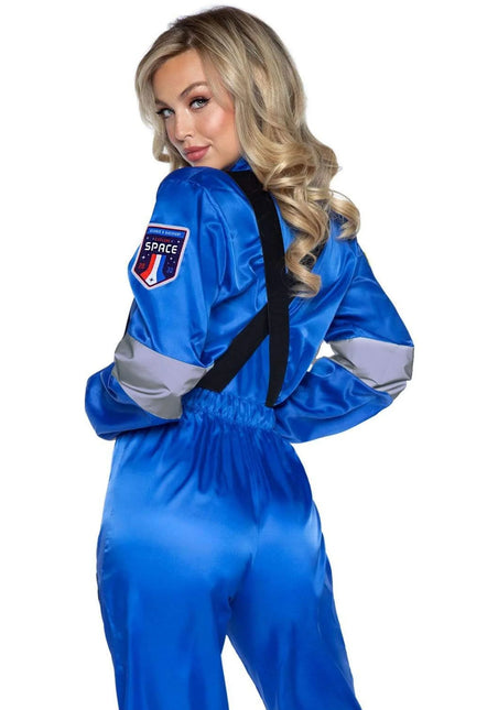 Astronaut Jumpsuit Blue Ladies Leg Avenue