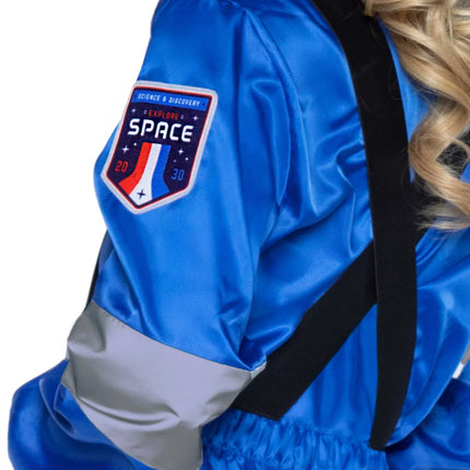 Astronaut Jumpsuit Blue Ladies Leg Avenue