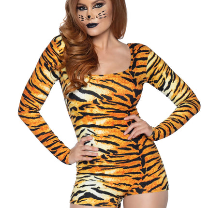 Costume de tigre Bodysuit pour dames Leg Avenue