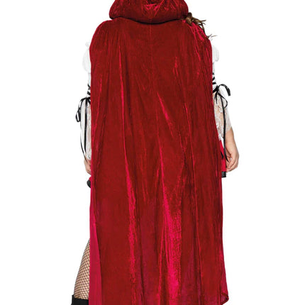 Red Riding Hood Costume Red White Ladies Storybook Leg Avenue