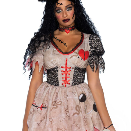 Robe Halloween Dames Voodoo Pop Leg Avenue