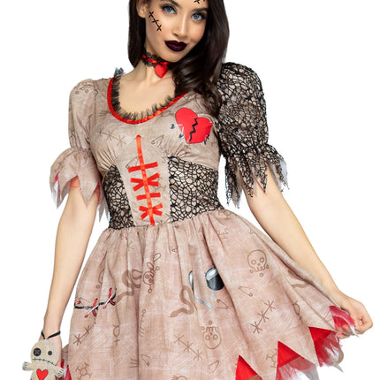 Robe Halloween Dames Voodoo Pop Leg Avenue