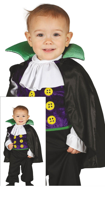 Costume d'Halloween Vampire Bébé Noir