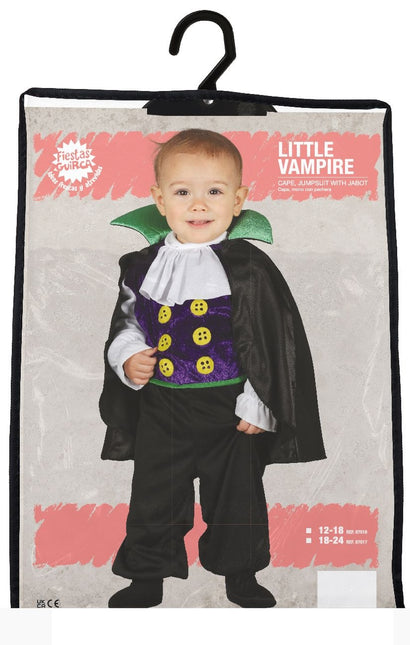 Costume d'Halloween Vampire Bébé Noir