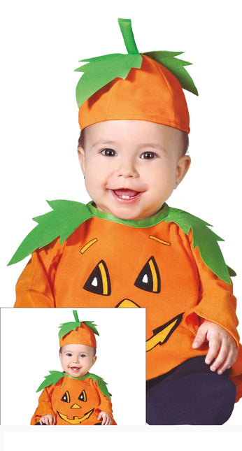 Costume d'Halloween Citrouille Bébé Orange