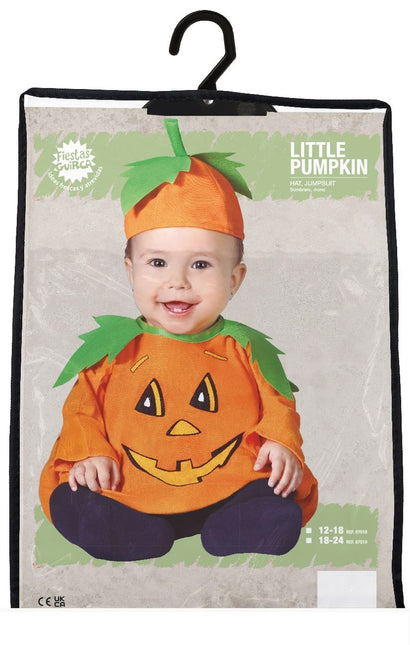 Costume d'Halloween Citrouille Bébé Orange