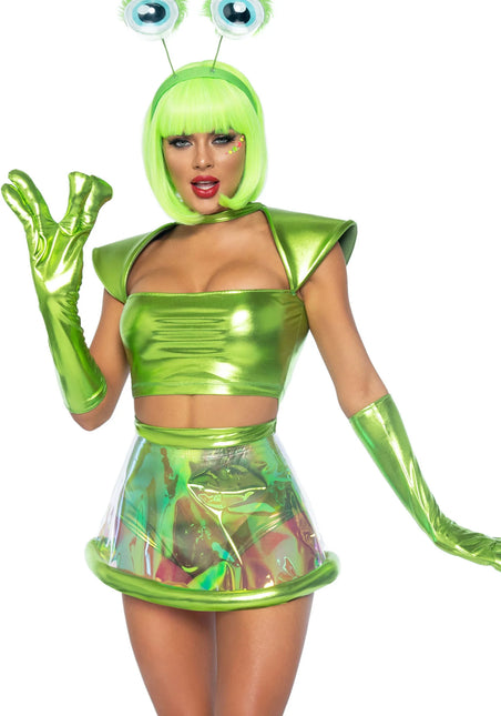 Alien Suit Green Ladies Leg Avenue