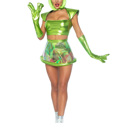 Alien Suit Green Ladies Leg Avenue