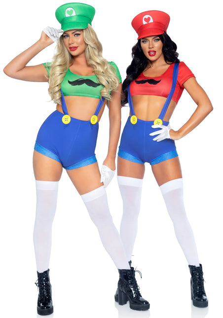 Super Mario Suit Ladies Gamer Leg Avenue