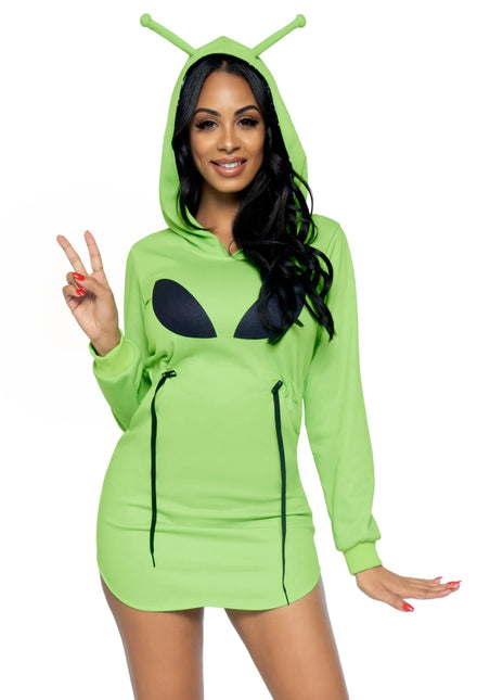 Alien Dress Green Ladies Leg Avenue