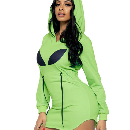 Alien Dress Green Ladies Leg Avenue