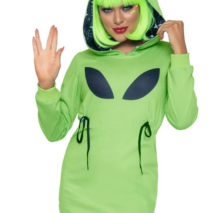 Alien Dress Green Ladies Leg Avenue