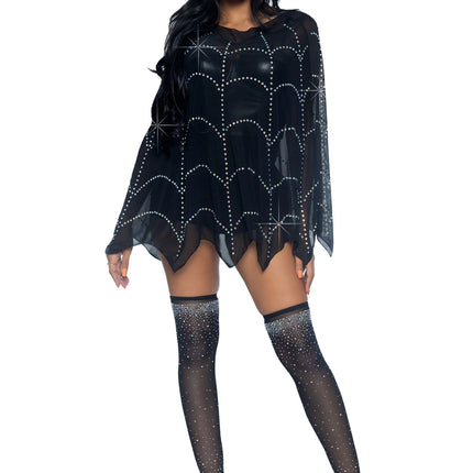 Poncho en toile d'araignée Ladies Leg Avenue