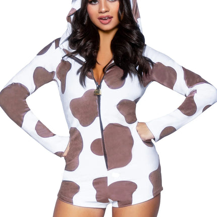 Costume de vache Bodysuit pour dames Leg Avenue