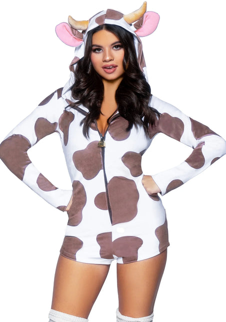 Costume de vache Bodysuit pour dames Leg Avenue