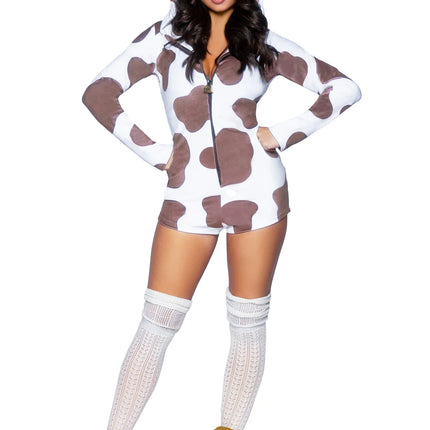 Costume de vache Bodysuit pour dames Leg Avenue