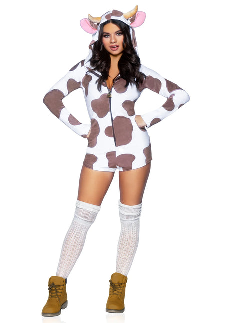 Costume de vache Bodysuit pour dames Leg Avenue