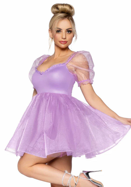 Princesses Robe Purple Ladies Leg Avenue