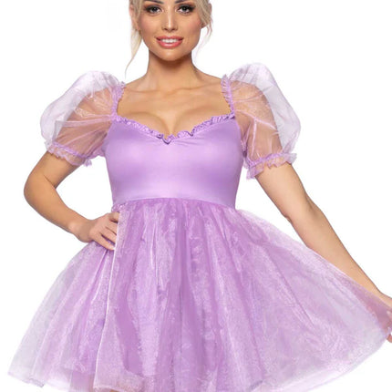 Princesses Robe Purple Ladies Leg Avenue