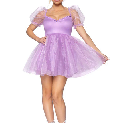 Princesses Robe Purple Ladies Leg Avenue