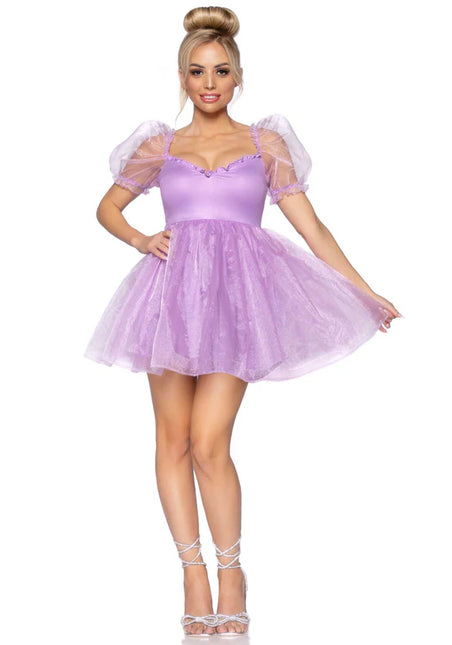 Princesses Robe Purple Ladies Leg Avenue