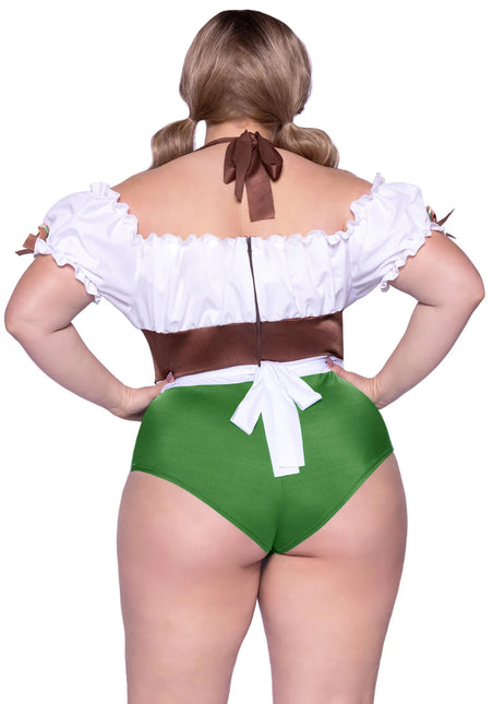 Oktoberfest Costume Ladies Bodysuit Flirty Fraulein Leg Avenue