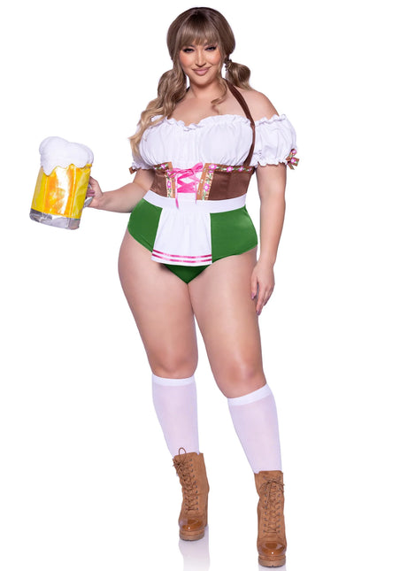 Oktoberfest Costume Ladies Bodysuit Flirty Fraulein Leg Avenue