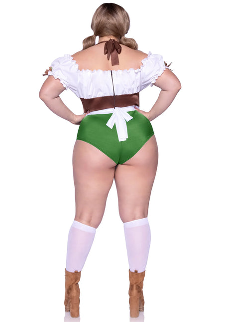 Oktoberfest Costume Ladies Bodysuit Flirty Fraulein Leg Avenue