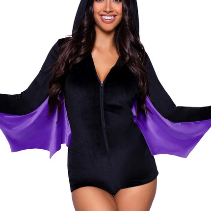 Costume de chauve-souris Bodysuit pour dames Leg Avenue