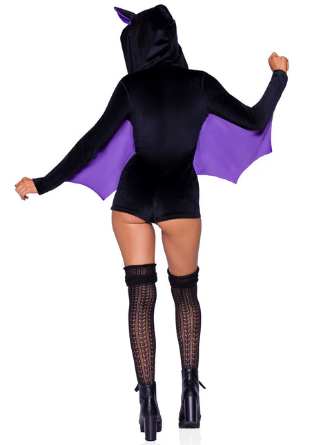 Costume de chauve-souris Bodysuit pour dames Leg Avenue