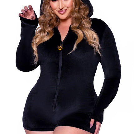 Cat Costume Black Ladies Bodysuit Leg Avenue