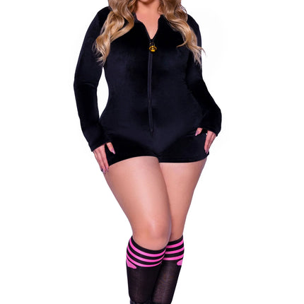 Cat Costume Black Ladies Bodysuit Leg Avenue