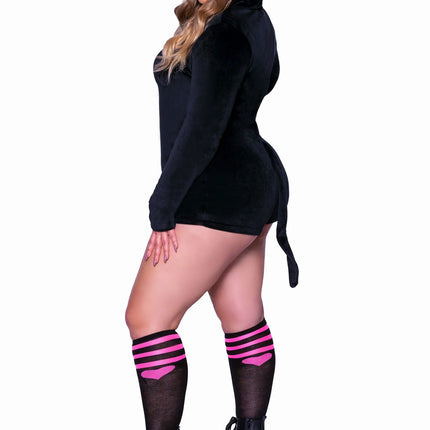 Cat Costume Black Ladies Bodysuit Leg Avenue