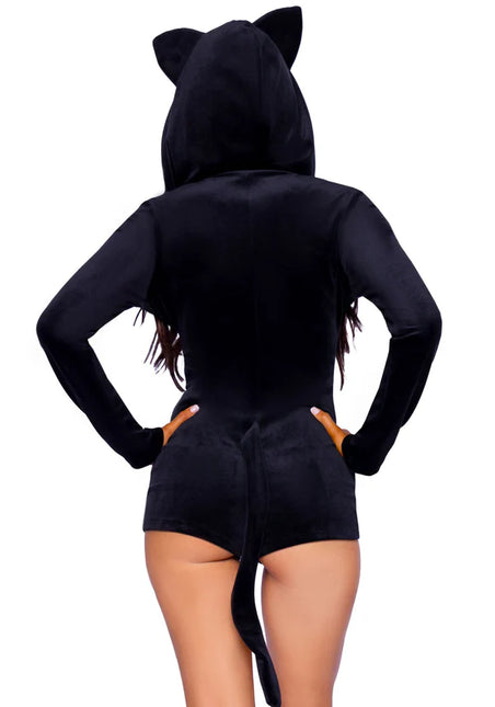 Costume de chat Bodysuit pour dames Leg Avenue