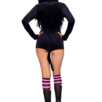 Costume de chat Bodysuit pour dames Leg Avenue