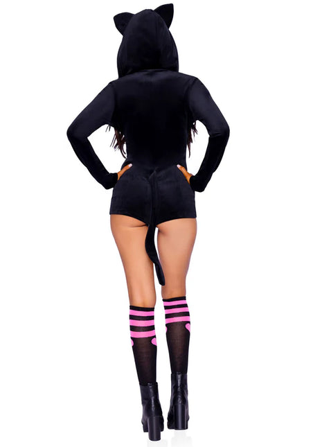 Costume de chat Bodysuit pour dames Leg Avenue