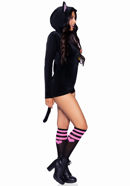 Costume de chat Bodysuit pour dames Leg Avenue