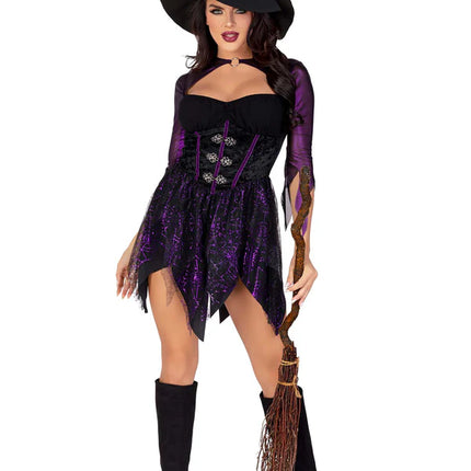 Robe d'Halloween Ladies Mystical Leg Avenue