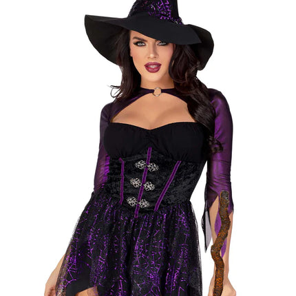 Robe d'Halloween Ladies Mystical Leg Avenue