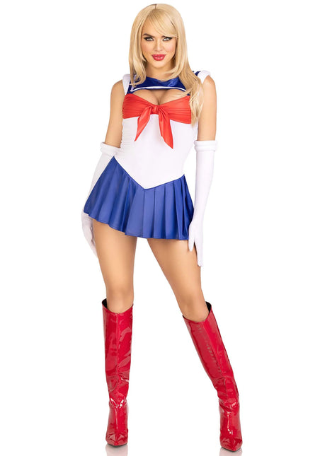 Costume de capitaine Bodysuit pour dames Leg Avenue