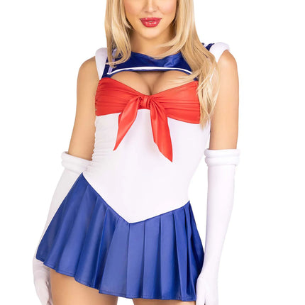 Costume de capitaine Bodysuit pour dames Leg Avenue