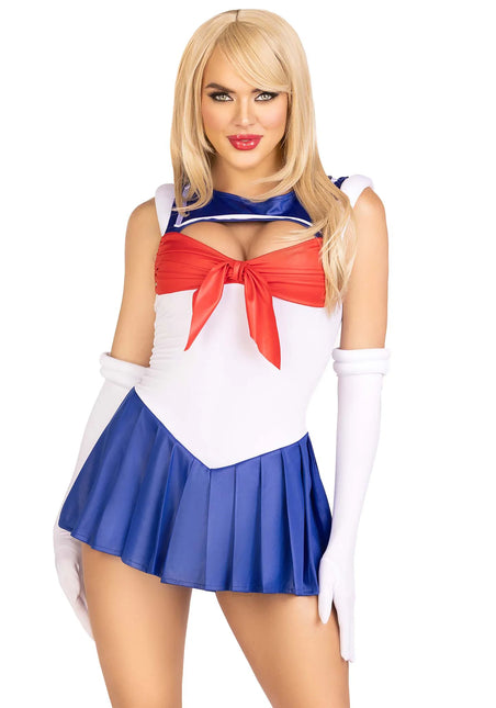 Costume de capitaine Bodysuit pour dames Leg Avenue