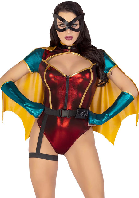 Super Woman Suit Ladies Bodysuit Leg Avenue