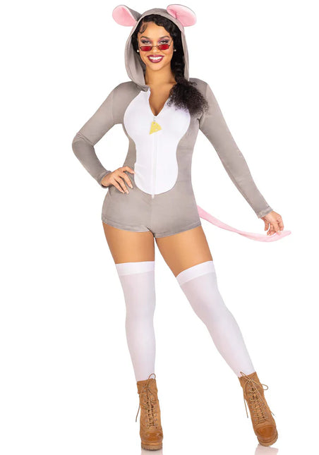 Costume de souris Bodysuit pour dames Leg Avenue