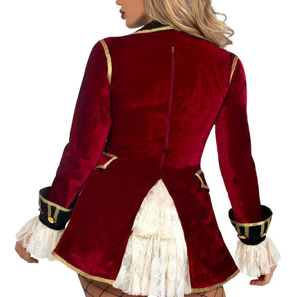 Robe Pirate Bordeaux Rouge Ladies Leg Avenue